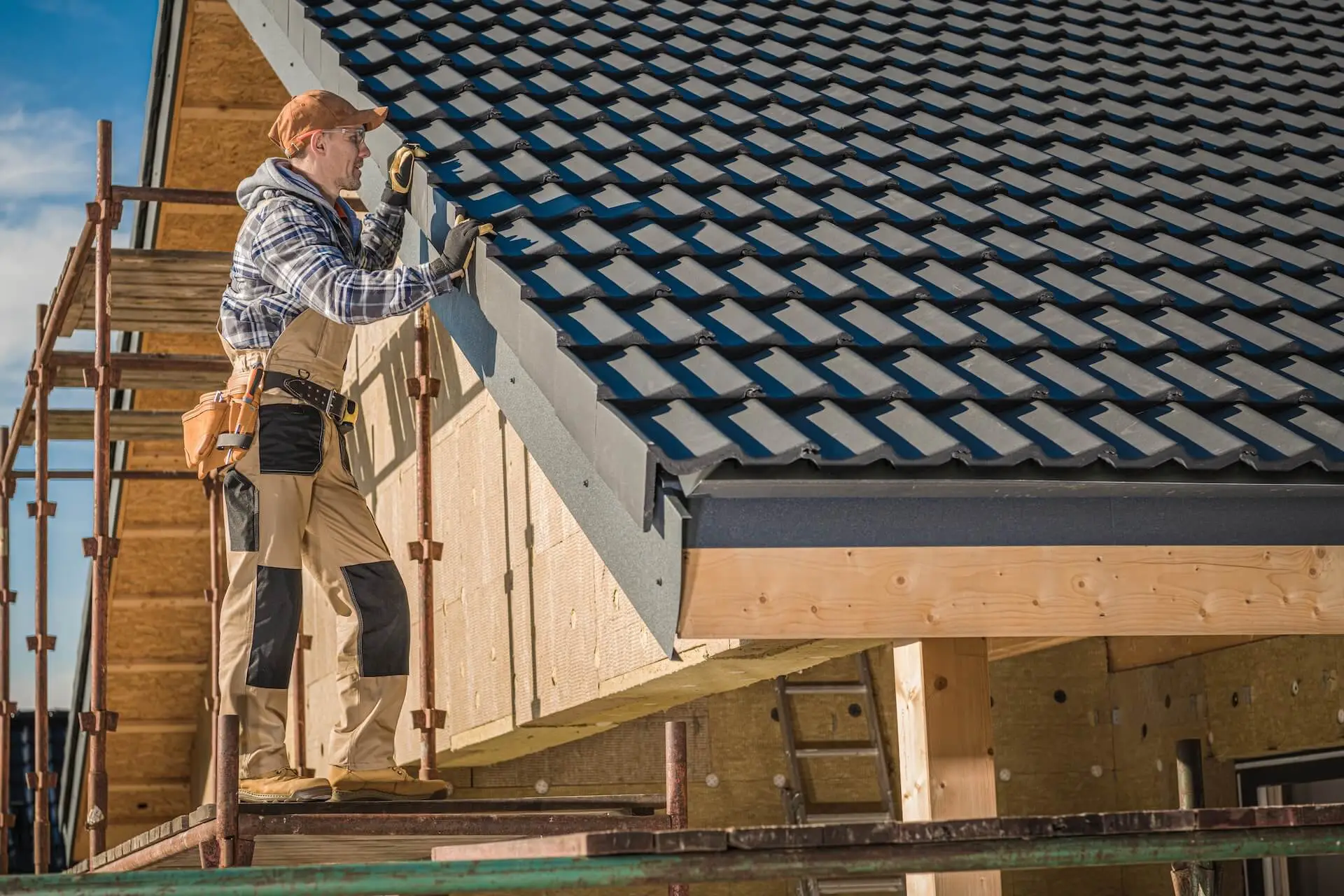 finishing ceramic roof repair